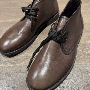 John Varvatos Dark Brown Chukka Boots